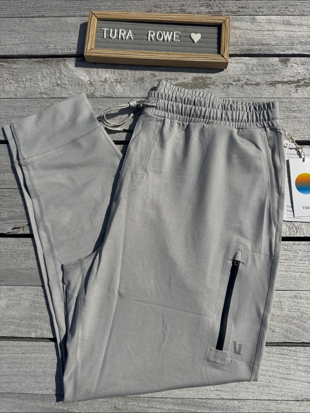 Vuori Sunday Performance Jogger Vapor Heather Men's XL NWT